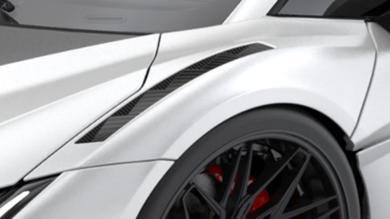 Photo of 1016 Industries Vented Front Fenders for the Lamborghini Revuelto - Image 2